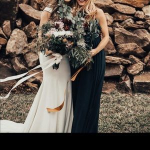 MYTHICAL KIND OF LOVE DARK GREEN MAXI DRESS